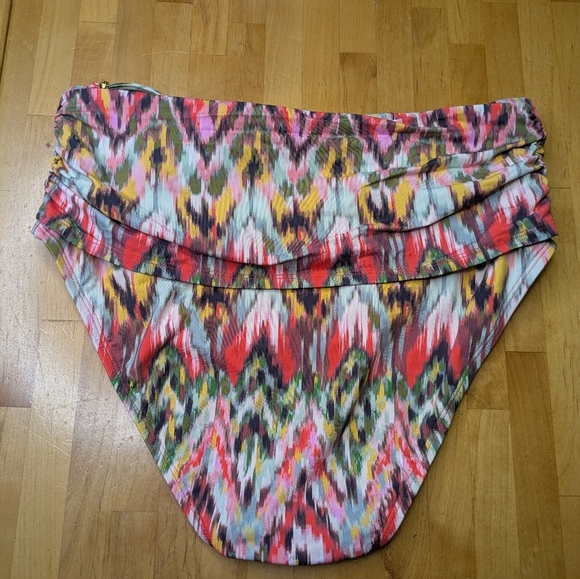 Bleu Rod Beattie FREE SPIRIT Shirred High Waist Bikini Bottom Separate NWOT - Picture 10 of 11